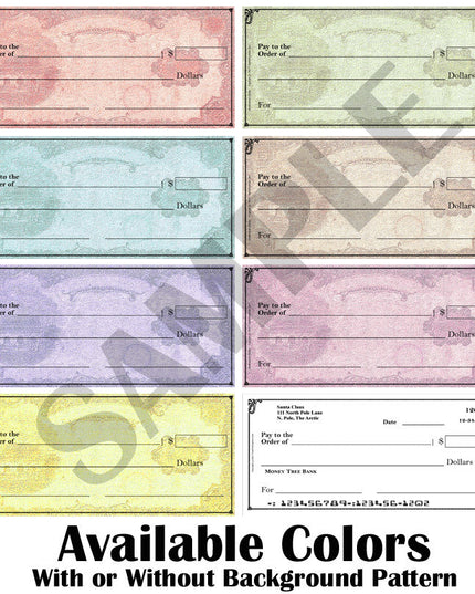 Blank Giant Check 14x28 Small Size Big Check