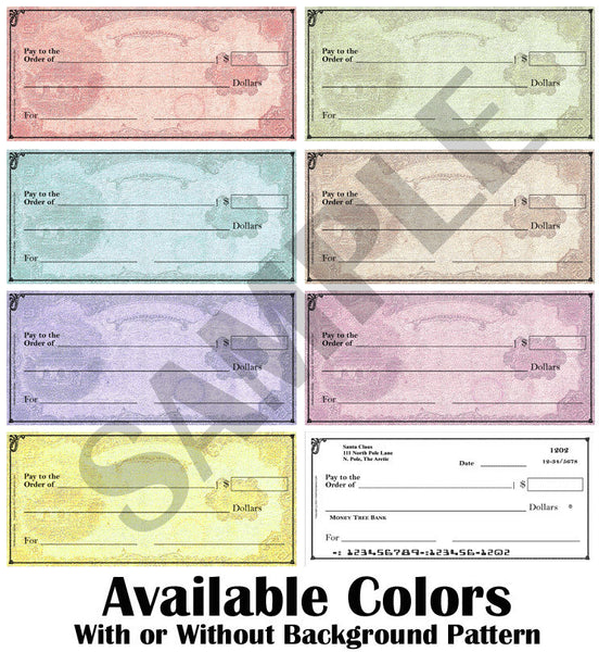 Blank Giant Check 14x28 Small Size Big Check