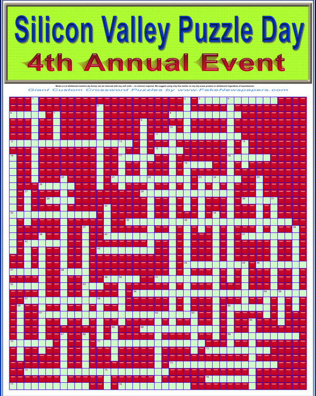 Custom Giant Crossword Puzzles Personalized Just for You!
